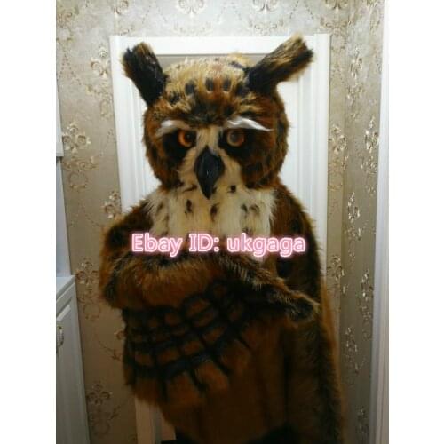 All Sizes Best Quality on OWL Fursuit Furry Complete Suit Costume Cosplay Party Fancy Dress Birthday