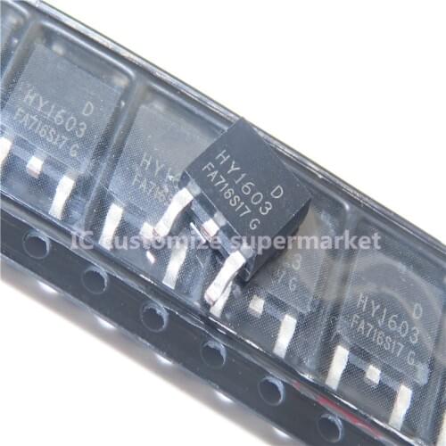 10PCS/LOT NWE HY1603 HY1603D TO-252 30V 62A SMD Transistor