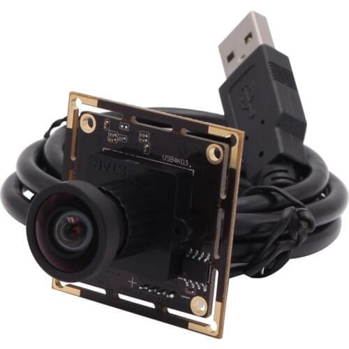 3840x2160 4K Webcam CMOS Sony IMX415 Micro Distortion 110 degreeUSB Web Camera Module for Windows/Linux/Mac/Android