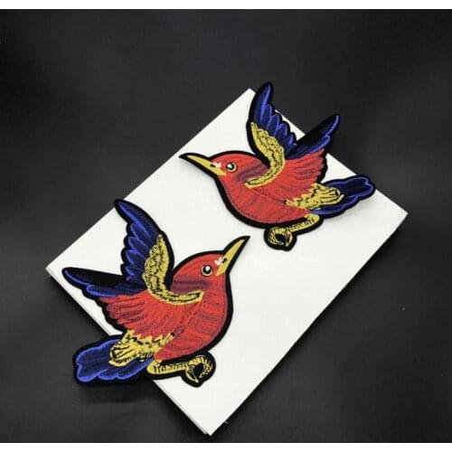10pcs Flying Swallow Applique Sew On Cute Bird Patches For Clothes Bag Diy Craft Wedding Home Decoration Fashion Emblema Bordado