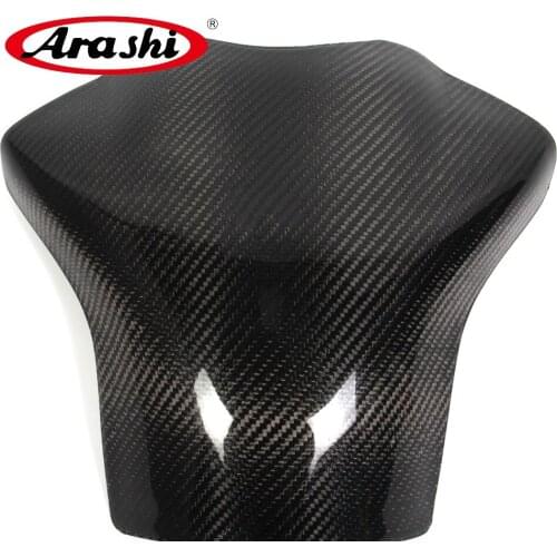 Arashi For YAMAHA YZF R1 YZF-R1 YZFR1 YZF R-1 Carbon Fiber Tank Cover Gas Protector Motorcycle Parts Shield