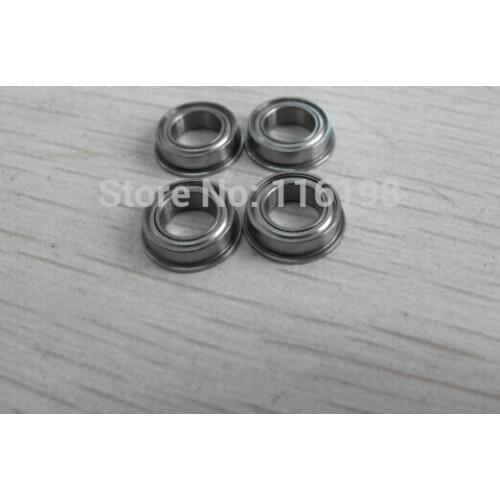 Free Shipping 50 PCS SMF63ZZ SMF63 Flanged Bearings 3x6x2.5 mm Stainless Steel Flange Ball Bearings DDLF-630ZZ ABEC5