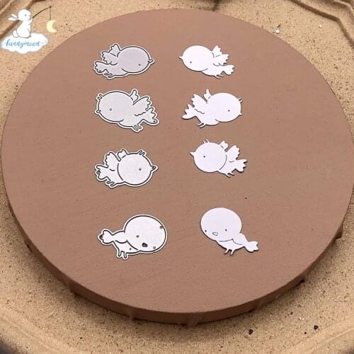 Bunnymoon Small Birds Metal Cutting Dies Embossing Scrapbooking Stencil Craft Cut Dies For DIY Card Crafts Handmade