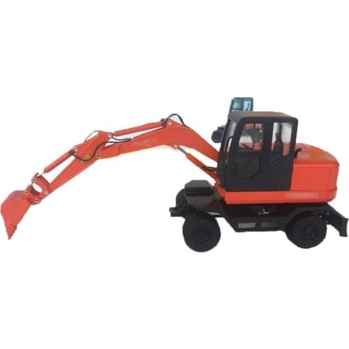 NT65W 1:24 Wheel Excavator Alloy Truck Mini Engineering Vehicle Model Boys Gifts Birthday Present Engineering Scene