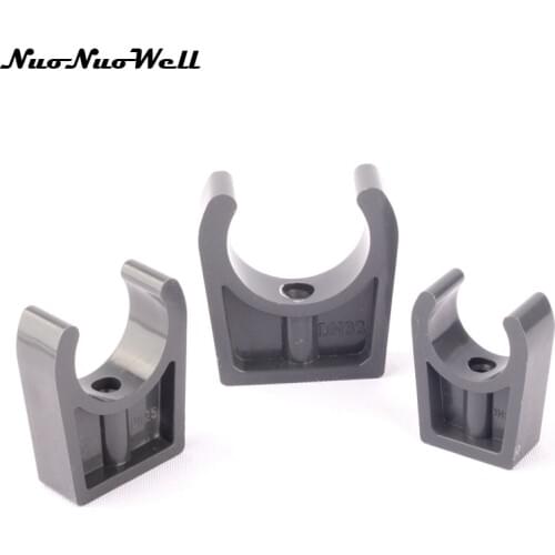 2pcs NuoNuoWell Plastic PVC Hose Bracket for Garden Irrigation Watering System Fittings Pipe Parts Fixed Tube Connector Joints