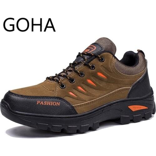 2021 Hot Sale Autumn Suede Men Hiking Boots Outdoor Mens Climbing Shoes Sneakers Non-slip Men Work Boots Sneakers zapatos hombre
