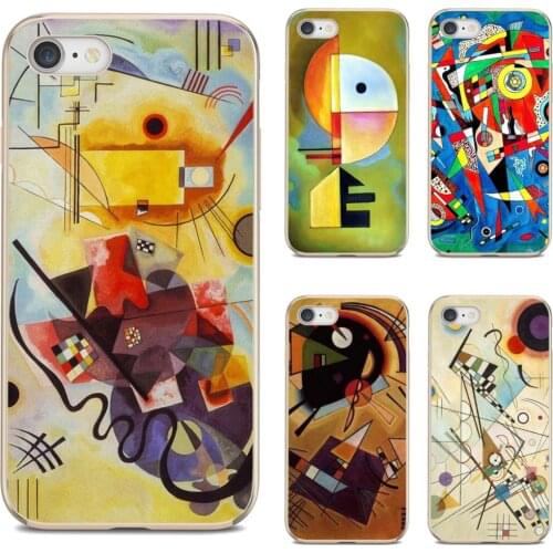 Wassily-Kandinsky-Abstract-Artistic For Xiaomi mi Redmi Note 3 4 4X 5 6 7 8 8t 9 9s 9t 10 pro lite Soft Skin Cover