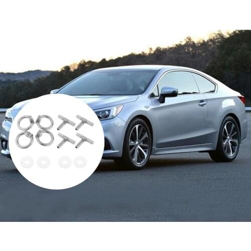 Car Locking Rail Screws Set Nut Bolt Set Locking Rail Eyelet Nut Set Mounting Parts for VW T5 T6 Multiflex Board Stainless Steel