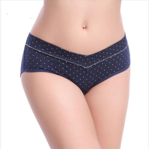 Pregnant Women Underwear Cotton Panties Low-waist Briefs U-shaped Maternity Panties Pregnant Briefs Clothes free shipping