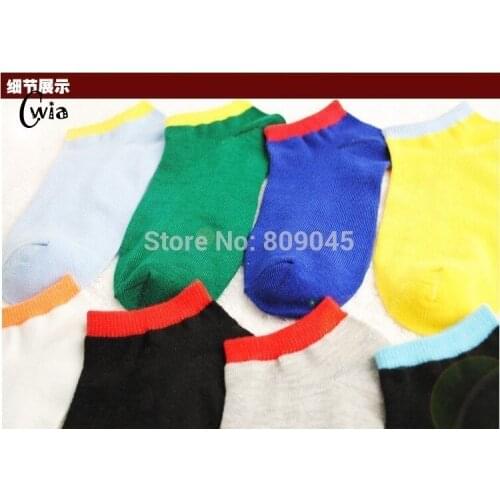 Summer winter Soft Colorful socks mens socks bamboo cotton for Ankle invisible men socks stockings 40pair=80pcs US18