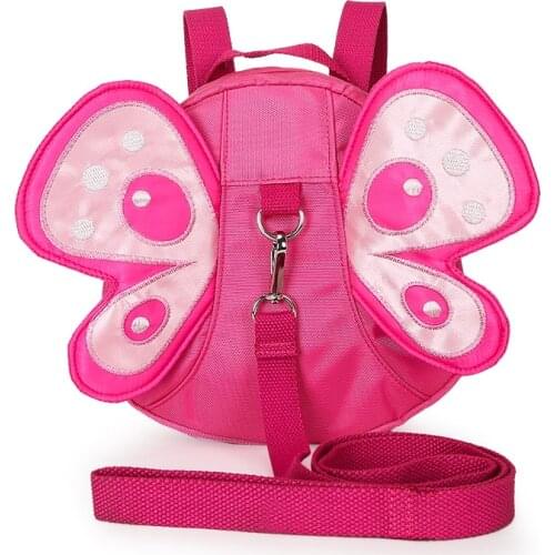 New Toddler Safety Anti-lost Animal Bag Children Backpack For 1-3 Years Kindergarden Girls & Boys Cartoon Butterfly bags