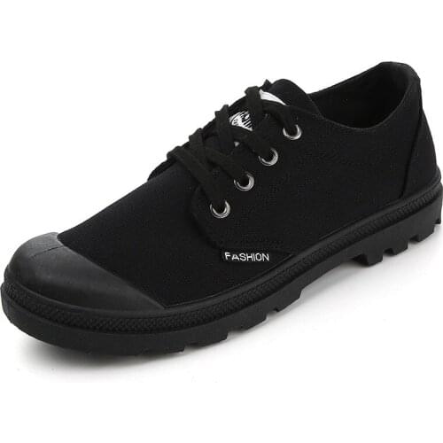 2021 Spring Autumn New Fashion Mens Vulcanize Shoes Round Toe Low-heel Lace-up Shallow Canvas Shoes Comfortable for Climb