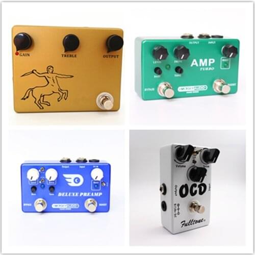 Pedal guitarra clone klon centaur guitar pedal ,fulltone ocd, AMP TUBE , DELUXE PREAMP Guitar Effect Pedal pedaleira guitarra