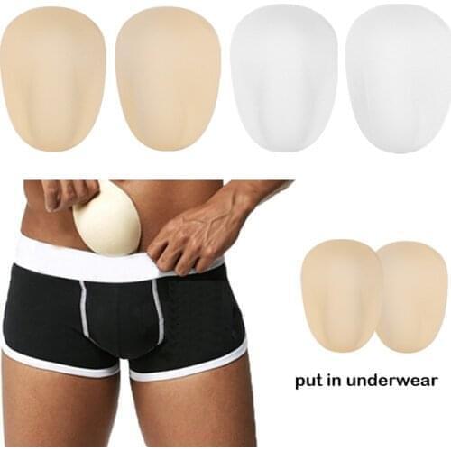 Sexy Sponge Enhancer Pad Penis Protection Foam Pad Mens Swimwear Briefs Underwear Jockstrap Removable Enhancer Push Up Pads