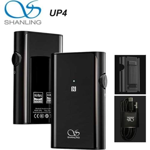 SHANLING UP4 Portable Hi-Fi Bluetooth Amplifier DAC/AMP Dual ES9218P CSR8675 Bluetooth 5.0 Balanced Output Headphone Amplifier