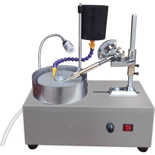Precision DC Stepless Speed Gem Angle Grinder Facet Grinding Machine Jewelry Polishing Machine Copper Wire Polishing Machine