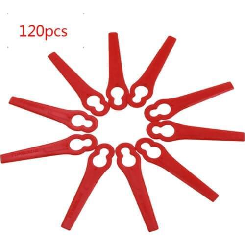 120Pcs for Florabest LIDL FRTA 20 A1 Lidl IAN 282232 Replacement Plastic Cutter Blades for Florabest Grass Trimmer Brushcutter
