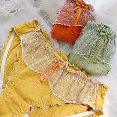 Womens Cotton Panties Large Sizes Sexy Lace Ruffles Bow Sweet Cute Panties Plus Size Female Underwear Cotton Briefs 6XL 7XL