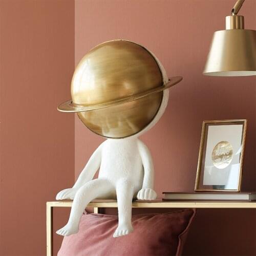 Astronaut Decoration Nordic Light Luxury Spaceman Modern Living Room TV Cabinet Book