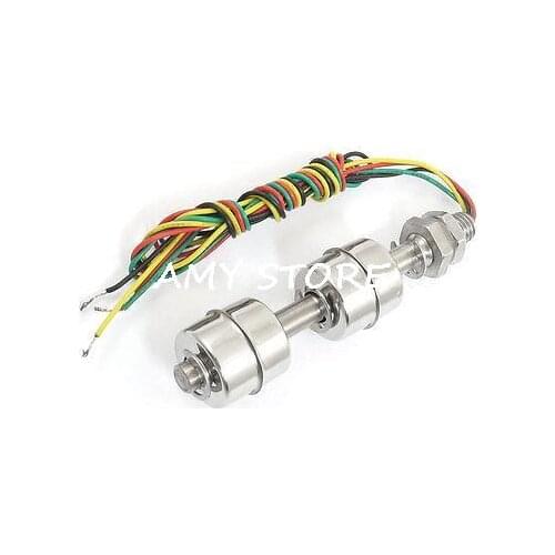 10mm Thread Stainless Steel Two Ball Water Level Sensor Vertical Float Switch