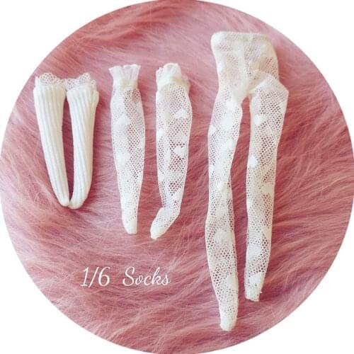 1/6 Socking Knee Highs Socks for blyth Dolls Lace Pantyhose Pant forBlyth, Azone, Barbies Clothes Accessories