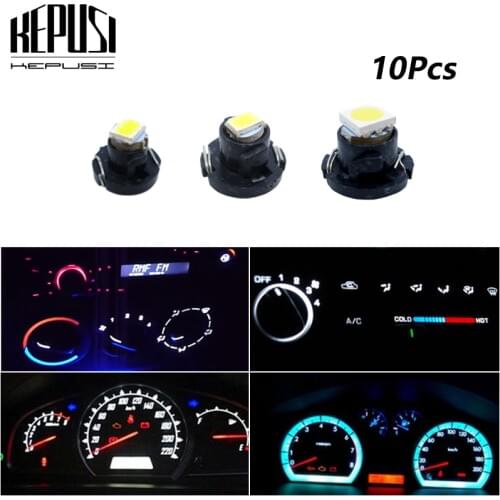 10x Neo Wedge Led T3 T4.2 T4.7 Switch Radio Climate Control Bulb Gauge Speedo Dashboard Indicator Light Ac Panel Instrument