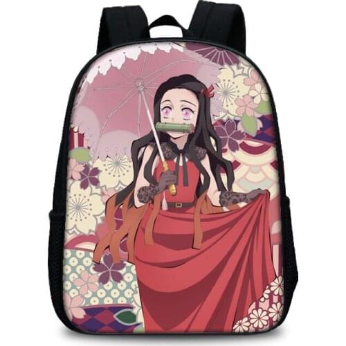 13 Inches Cartoon Schoolbag 2020 New Girls Printing School Backpack Childrens Boy Book Bag Anime Kid Student Backpack C285