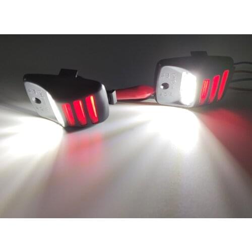 2Pcs Car LED Tail License Plate Light Canbus For Toyota Tacoma 2005-2015 Tundra 2000-2013 Number Plate Lamp Bulb