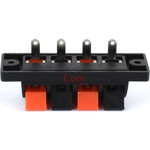 5PCS Spring Push Type 2/4/812 Position Audio Speaker Terminal Junction Box Board Speaker Connector Board 2 4 8 12 terminal