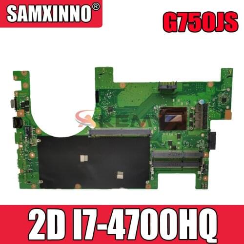 Akemy G750JS Laptop motherboard for ASUS ROG G750JS G750J original mainboard 2D I7-4700HQ