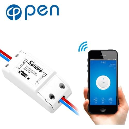 Basic Wireless Wifi Switch Remote Control Automation Module DIY Timer Universal Smart Home 10A 220V AC 90-250V