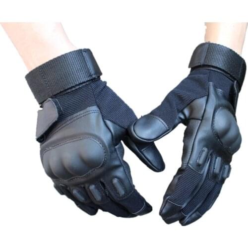 Free shipping new sale Full finger Tactical Shooting Military mens hunting Camping Sport Outdoor Game Gloves black color