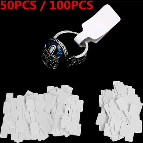 50pcs OR 100pcs DIY Paper Label Tags White Home Market Supplies Multi Use Price Tags 60mm*12mm