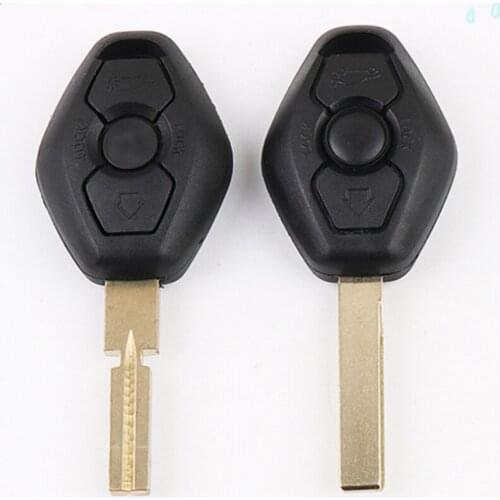 DAKATU 3 BUTTON UNCUT car KEY REMOTE SHELL CASE Fit FOR BMW 1 3 5 6 7 Series SERIES Z3 Z4 X3 X5 M5 325i E38 E39 E46 Auto Key