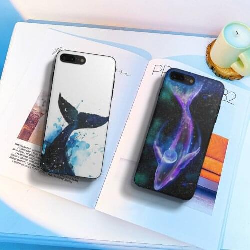 Whale Fish Wave Sea Phone Case Fundas Shell Cover For Samsung S10 S20 Fe Lite S21 S30 ULTRA Plus 5G