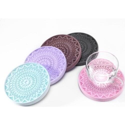 Diatom Mud Absorbent Coaster Manual Quick-drying Round Heat Insulation Office Anti-scalding Household Diatomite Sink