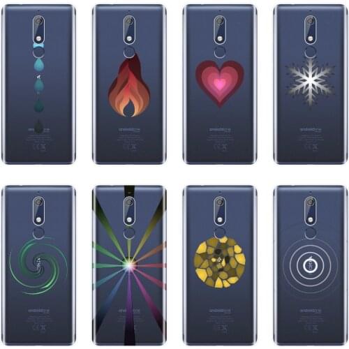 For Nokia 3.2 4.2 Phone Case Silicone Heart Flame Art Aesthetic Drip Soft Back Cover For Nokia 2.1 3.1 5.1 6.1 7.1 Plus Case