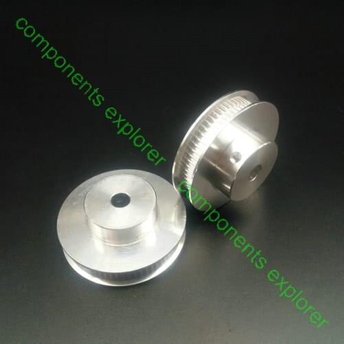 GT2/2GT Timing pulley 60 Teeth 6.35mm Bore for 6mm Width Belt,2pcs/lot