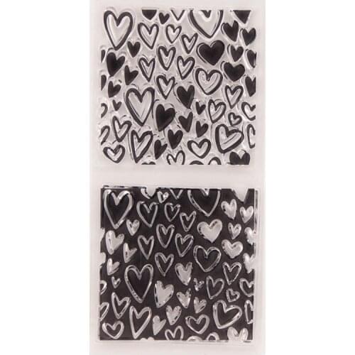 Love Background Clear Stamps Scrapbooking Rubber Stamp Handmade DIY Decoration Craft Supplies Stamps for Card Making New 2021