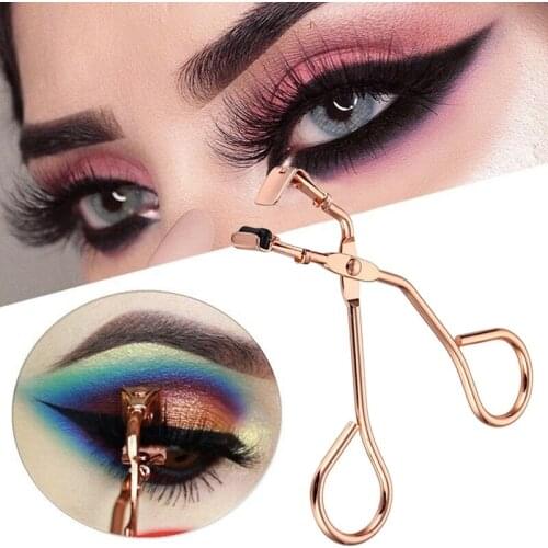 AY 2020 New Eyelash Curler Beauty Makeup Lash Metal Eyelash Brush Comb Mascara Curl Beauty Makeup Cosmetic Tool Wholesale