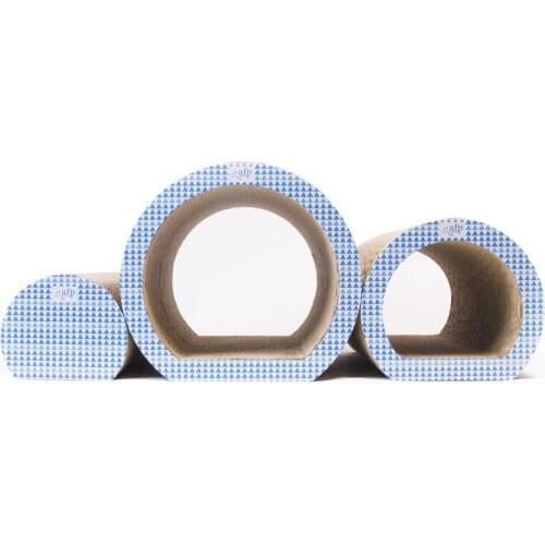 Cat Products Cat Tunnel Cat Claw Board Nest Combination Corrugated Paper Cat Toy Kitten Claw Sofa Scratch Resistance And Wear