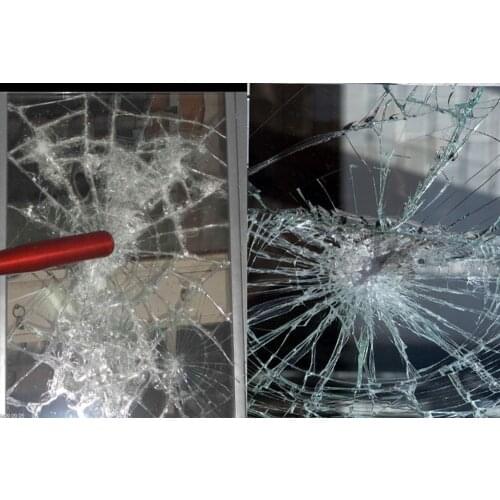 SUNICE 1.52X0.5M Anti-shatter Effect Transparent Safety Security Window Film HOME OFFICE BATHROOM Protective Film PET Material