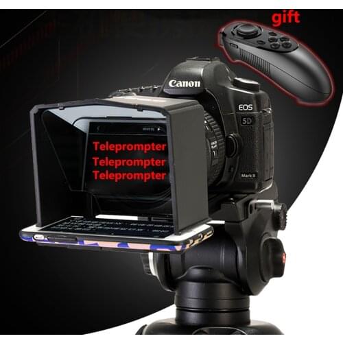 Bestview Smartphone Teleprompter for Canon Nikon Sony Camera Photo Studio DSLR for Youtube Interview Teleprompter Video Camera