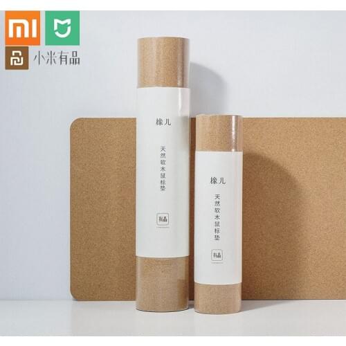 Xiaomi Original Oak wood natural cork Mouse Pad waterproof anti-slip anti-fouling big computer gaming desktop office mouse pad