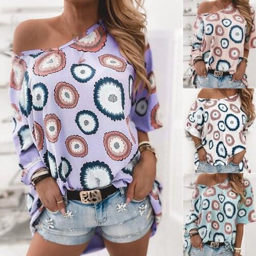 Brand and leisure 2020 summer new fashion sexy womens wear gradient tie dye short sleeve loose top T-shirt