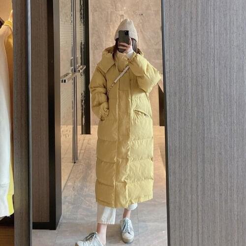 Winter Jacket Women Hooded Parkas Warm Jackets for Women 2021 Down Cotton Coat Female Midi Clothes Chaquetas Para Mujer HLY170