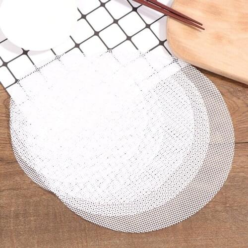 1pc Steamer Non Stick Steam Mesh Mat Silicone Reusable Dim Sum Liners Kitchen Product