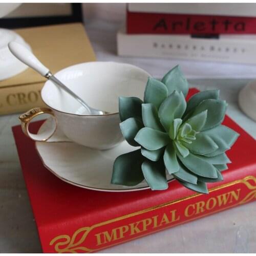 11CM 2PCS Artificial Plantas Desktop Decoracion Fake Succulent For Home Office Garden Room Shop Decoration DIY Planta