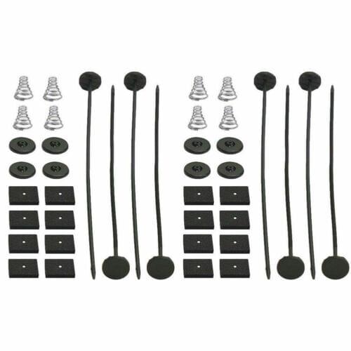 2 packages auto Electric Radiator Fan Ties Straps Mounting Kit Strap Tie Universal Fit