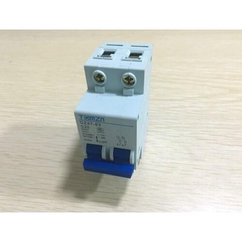 AC 400V 20A 2 Poles 2P Overload Protection MCB Mini Circuit Breaker